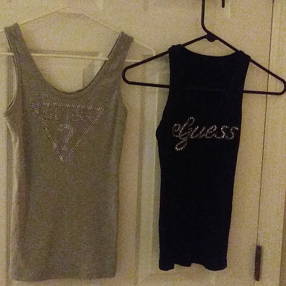 Small Guess tank tops